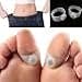 LHWY 2 PCS Slimming Health Silicon Magnetic Foot Massager Massge relax Toe Ring for W
