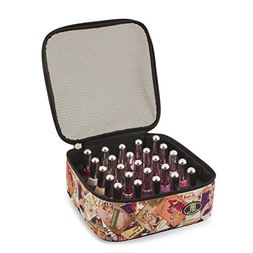 Roo Beauty Nail Polish Varnish Case, Manicure Storage Bag, Makeup Cosmetic Holder In Vintage Nail Art