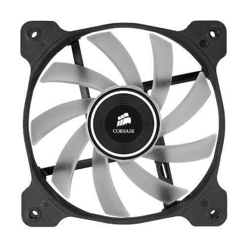 Corsair AF120 LED Quiet Edition Ventilador de PC  120 mm  Alto Flujo de Aire  Iluminaci  n LED Rojo  Paquete Doble