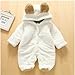 Mikistory Newborn & Baby Animal Romper Jumpsuit Todler All in One Snowsuit Outfit Coat Snowsuit 0-36 Months (18-24 months (Tag 95), White)