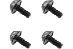 LT Easiyl Lot de 4 boulons hexagonaux M5 x 12 mm pour porte-bouteille d'eau de vélo de montagne et vélo de route Noir