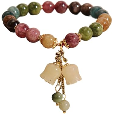 COOLSTEELANDBEYOND Perline Collegamento Chain Bracciale da Donna