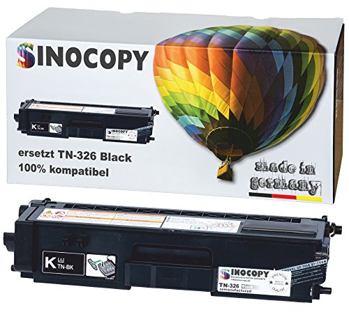SinoCopy Toner ersetzt Brother TN-326 Black für Brother HL-L 8250 CDN / HL-L 8350 CDW / HL-L 8350 CDWT / HL-L 8300 Series / MFC-L 8850 CDW / MFC-L 8600 CDW / MFC-L 8650 CDW / DCP-L 8400 CDN / DCP-L 8450 CDW TN-321 TN 326 TN 321 Schwarz 4.000 Seiten