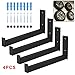 Produktbild Blackpoolal 4 x Steel Autoreifen Wandhalter Set Reifenhalter Felgenhalter Wandhalterung Felgen Reifen Wand-Halterung Baum Halter Garage Wandmontage bis 50kg