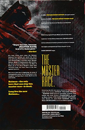 Book's Cover of Batman: The Dark Knight: Master Race