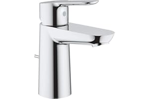 Grohe 23328000 BauEdge Miscelatore Monocomando per Lavabo, Cromo, Taglia S