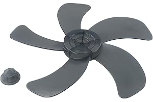 VIOLIICA Pala di ricambio per ventola da 40,6 cm, per ventilatori da tavolo e piedistallo, design a cinque foglie per un migliore flusso d'aria e comfort