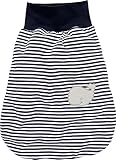 Schnizler Unisex Baby Schlafsack Strampelsack Wal mit Elastischem Umschlagbund, Oeko Tex Standard 100, Blau (Marine/Weiß 171), One size - 2