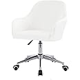 ZHUIYUAN Velvet Office Chair Slipcover with Arms,Cover Chair For Vanity,Modern Office Computer Chair Protector,Stretch Wingback Dining Chair Cover Protector for Home Kitchen Living Room