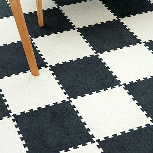 Decorative rugs,Stitching carpet Foam mat Children Tatami Home Suede Game blanket Thickening Not-Slip Bedroom Climbing mat-AJ