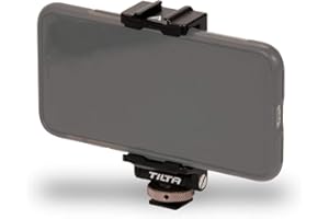(Czarny) TILTA TA-PMB-B uchylny regulowany uchwyt do montażu telefonu na zimno but