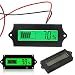Produktbild Ils - GY-6A Y6A 12V 24V 36V 48V Blei-Säure-Batterie 2-15S Lithium-Batterie Universal-Adjustable 6-63V Green Screen Wasserdichte LCD Kapazität Brett-Anzeigen-Indikator Digital Voltmeter mit Schaltern