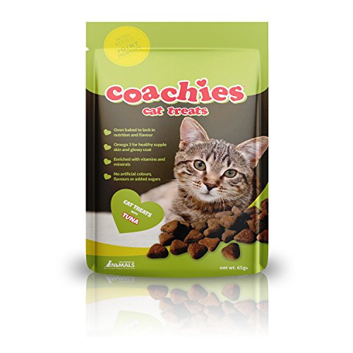 The Company of Animals 0886284552127 - Coachies Cat Treats atún 65 gr Joint Mobility - 1 Unidad