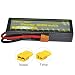 Produktbild Youme 2S Lipo AKKU , 7.4V Lipo 6000mAh 50C Hardcase mit Traxxas/Deans T/XT60 Stecker für 1/8 1/10 RC Auto Modell Monster Traxxas Slash EMAXX Rustler Buggy