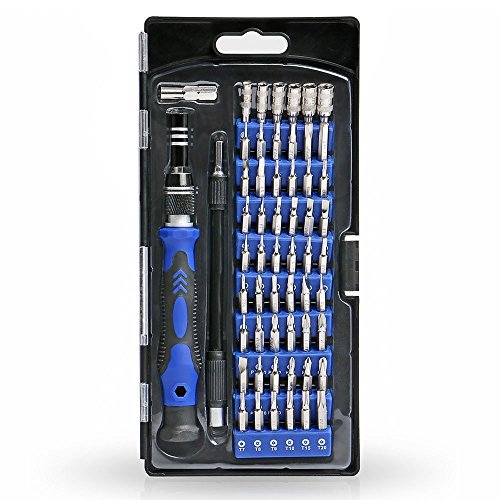 Cymuros Schraubendreher Set mit 54 Bits Magnetische Schraubendrehersatz Werkzeugset, für Handy, Tablet, PC, Macbook, Uhr etc.(58 in 1)