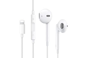 UCGOU Cuffie per iPhone,Cuffie iphone con filo Auricolari Stereo HiFi,In-Ear con cancellazione del rumore Microfono e Controllo del Volume,Auricolari Compatibles con iPhone 12/12 Pro/11/13/13Pro/7/8/XR/X/XS
