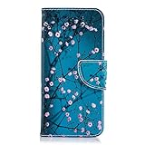Lomogo Samsung Galaxy A6 2018 Case, Leather Wallet Case with Kickstand Card Holder Shockproof Flip Case Cover for Galaxy A6 (2018) - LOBFE12242#8