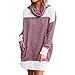 Produktbild Hanomes Damen Winter Warme Langarm Pullover Casual Sweatshirt Pullover Mode Langarm Pullover Lange Tops Shirt Bluse