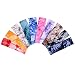 eBoot Tie Dye Headbands Cotton Stretch Headbands Elastic Yoga Hairband for Teens Girls Women Adults, Assorted Colors, 10 Pieces