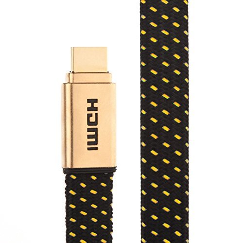 Laptone PRO GOLD HDMI Kabel HDMI V2.0 / 1.4a (Neuster Standard) Ultra HD 4K 3D PS4 Full HD 1080p 2160p ARC Highspeed mit Ethernet -2m - 2