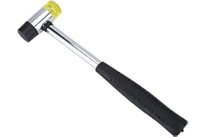 VGEBY Młotek do progów gitarowych, producent gitar, producent gitar dwugłowicowych, narzędzie, próg, gitara, narzędzie, progi, próg, guma, młotek, gitara, próg, polerowanie