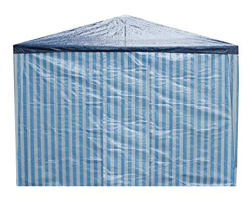 2 x Seitenteile ohne Fenster für Pavillion Pavillon Zelt Festzelt in Blau