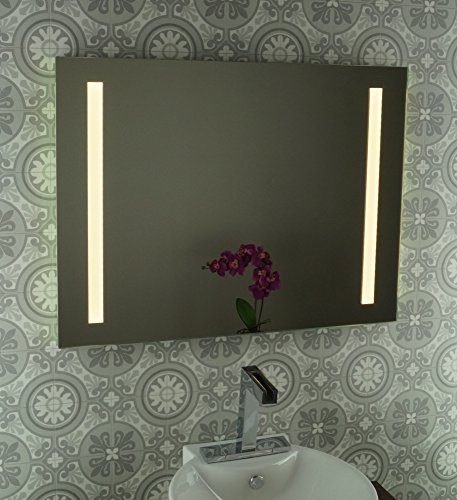 LED Badspiegel / Badezimmerspiegel / Leuchtspiegel / Lichtspiegel / Spiegel mit LED-Beleuchtung „James“ 80 x 60cm - 2