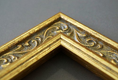 Spiegel Wandspiegel Badspiegel Flurspiegel Garderobenspiegel – Über 200 Größen – Verona 558P-ORO Gold 4,4 – Außenmaß des Spiegels 40 x 60 – Wunschmaße auf Anfrage – Antik, Barock - 5