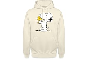 Spreadshirt® Snoopy und Woodstock Peanuts Hoodie Geschenke Damen & Herren Offizielles Unisex Pullover mit Kapuze
