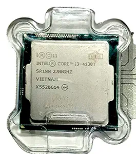 Intel Original Core i3-4130T 4nd Gen 2.90 GHz LGA 1150 Socket 2 Cores 4 Threads 3 MB Cache Desktop Tray Processor Compatible with HD Graphics and Support Three-Channel DDR4/DDR3/DDR2 Memory (Silver)