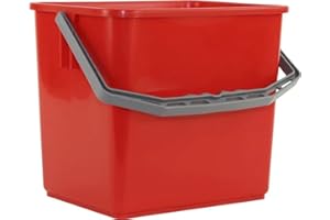 Synx Tools Cubo Limpieza De Carrito Rojo 6 litros