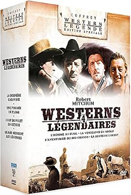 Sidonis Calysta Robert Mitchum - 4 westerns légendaires : L'Homme au Fusil + La Vengeance du Shérif + La Route de l'Ouest + L'Aventurier du Rio Grande