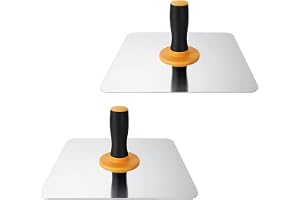 AKOLAFE 2 st plastering hök aluminium gips hök bräda gips hök 30 x 30 cm tunga plåster med PET-handtag för cementmurbruk, gip
