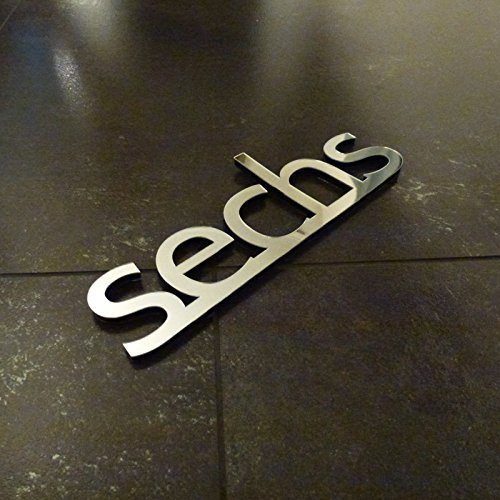 XXL 3D Silberne Riesen Designer Wanduhr Wohnzimmer Dekoration Wandtatoo mit deutschem Ziffernblatt aus Acryl - 5