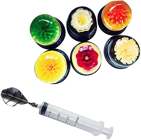 10pcs Jelly Cake Flower Tools, Needles for Decor 3D Gelatin Art Tools Set