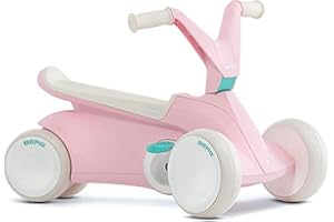 BERG GO2 Pink, ride and pedal, stable and safe, long lasting playtime fun, whisper quiet tires