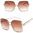 No Name Ltd Oversized Sunglasses Women/Womens Square Frame Sun Glasses/Big Celeb Designer Styling Retro Vintage Festival Ibiza 2025