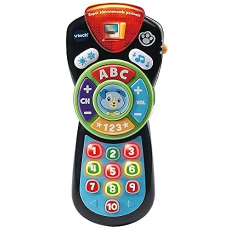 VTech Super TELECOMMANDE PARLANTE Baby Jouet Premier Age 80 606275 Multicolore