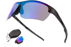 OuShiun Occhiali da ciclismo donna uomo occhiali pieghevoli occhiali da ciclismo con protezione UV400 TR90 telaio per sport ciclismo