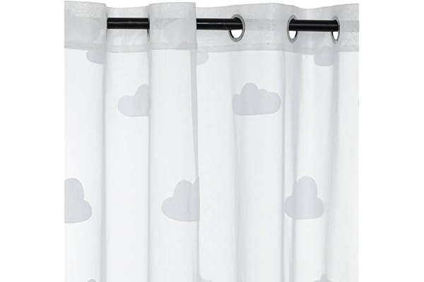 ATMOSPHERA CREATEUR D'INTERIEUR Nuage barngardin vit 140x240cm