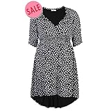 Heavenly Bump Maternity Peony Drop Back Hem Tunic - Black Pattern