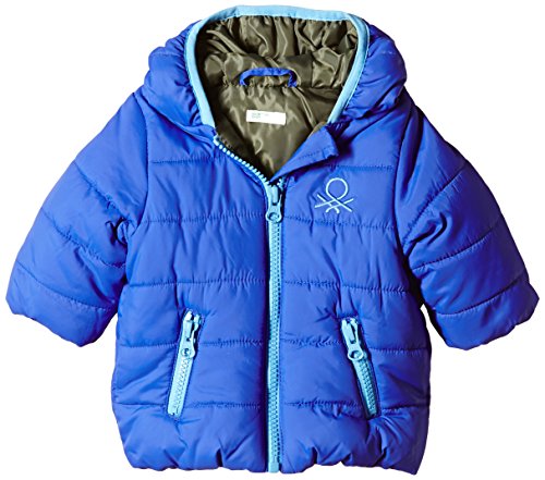 United Colors of Benetton Baby-Boys Heavy Wadded Coat, Blue, 3 to 6 months (Manufacturer Size: 62 cms)