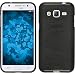 Produktbild PhoneNatic Case für Samsung Galaxy J2 Hülle Silikon silber brushed Cover Galaxy J2 Tasche Case