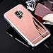 Produktbild Hülle für Samsung Galaxy S9 Plus,Samsung Galaxy S9 Plus Handyhülle TPU Silikon,Samsung Galaxy S9 Plus Schutzhülle Spiegel,Hpory Luxus Bling Glitzer Überzug Plating Silikon Spiegel Schutzhülle Ultradünnen Crystal Clear Mirror Case Kristall Klar Durchsichtig Slim Case Transparent Silikonhülle Weich TPU Silikon Bumper Protective Case Kratzfeste Stoßfest Schutzhülle Etui Schale für Samsung Galaxy S9 Plus + 1 x Hpory Stylus-(Roségold)