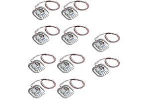 DollaTek 10Pcs 50Kg Corpo Carico Cella Sensore di Pesatura Resistenza Ceppo Mezzo Ponte Originale per DIY Arduino ECC