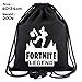 Produktbild ZJCTUO Gymsac Gym Rucksack mit Kordelzug, Turnbeutel Sportbeutel Unisex, Schwarz Schultasche Sportrucksack Hipster für Reisen/Sport