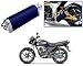 Auto Pearl Premium Quality High Performance Bike Exhaust Muffler Silencer Triangle Blue For - Honda Dream Neo RS.2899.00