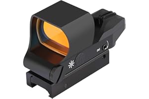 Feyachi RS-30 Viseur Point Rouge Vert HD avec Luminosité Réglables Tactique Viser Airsoft Visee Holographique avec Picatinny 20 mm/22 mm