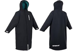 Two Bare Feet Unisex Waterproof Horse Riding Changing Robe – Warm, Windproof, Oversized Poncho for Equestrian Sports, Outdoor Riding, Beach & Camping – Hooded Coat