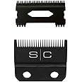 Stylecraft Fade Black Diamond Carbon DLC Blade + Shallow Blade for Clippers, Replacement Blade for Clipper, Original Accessory, Compatible with Gamma+ and Stylecraft